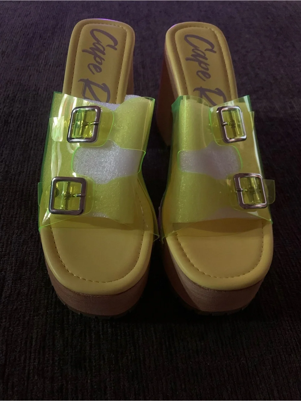 Neon yellow Cape Robbin 